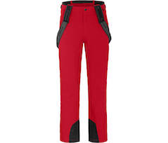 Bergson FLEX | Herren Skihose,  warm wattiert, elastisch, wasserdicht - China rot