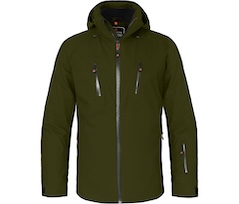 Bergson RESO 2 | Herren Skijacke,  warm wattiert, wasserdicht \(20.000 mm\) - dunkel gr�n