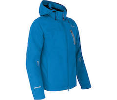 Bergson MOORE | Herren Rad-Regenjacke,  Netzfutter, 12000 mm Wassers�ule - blau