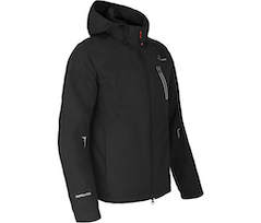 Bergson MOORE | Herren Rad-Regenjacke,  Netzfutter, 12000 mm Wassers�ule - schwarz