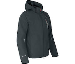 Bergson MOORE | Herren Rad-Regenjacke,  Netzfutter, 12000 mm Wassers�ule - dunkel grau