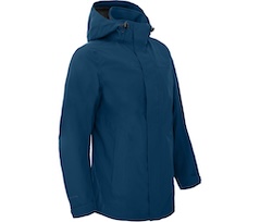 Bergson JUKKA light |� | Herren Regen-Parka,  gef�ttert, wasserdicht, atmungsaktiv - poseidon blau