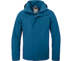 Bergson KAJAANI light | Herren Regenjacke,  gef�ttert, wasserdicht, atmungsaktiv - Saphir blau