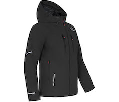 Bergson SKIEN | Herren Regenjacke,  recycelt, Netzfutter, 20000 mm Wassers�ule - schwarz