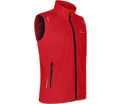 Bergson EGGEN Weste | Herren Regenweste,  Netzfutter, 12000 mm Wassers�ule - salsarot