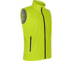 Bergson EGGEN Weste | Herren Regenweste,  Netzfutter, 12000 mm Wassers�ule - leuchtend gr�n