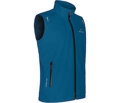 Bergson EGGEN Weste | Herren Regenweste,  Netzfutter, 12000 mm Wassers�ule - Saphir blau