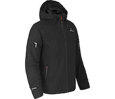 Bergson EGGEN THERMO | Herren Regenjacke,  leicht wattiert, 12000 mm Wassers�ule - schwarz