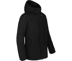 Bergson JUKKA | Herren Winter-Parka,  warm wattiert, wasserdicht, atmungsaktiv - schwarz