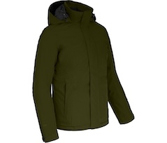 Bergson KAJAANI | Herren Winter-Regenjacke,  warm wattiert, 20000 mm Wassers�ule, Innen Steppung - dunkel gr�n