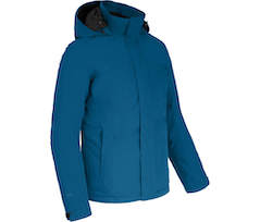 Bergson KAJAANI | Herren Winter-Regenjacke,  warm wattiert, 20000 mm Wassers�ule, Innen Steppung - Saphir blau