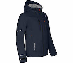 Bergson SKIEN THERMO | Herren Regenjacke,  leicht wattiert, recycelt, 20000 mm Wassers�ule - navy blau