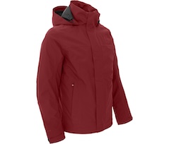 Bergson KAJAANI 3in1 Doppeljacke | Herren Regenjacke,  wasserdicht, mit Innen-Steppjacke - Tomaten rot