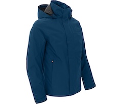 Bergson KAJAANI 3in1 Doppeljacke | Herren Regenjacke,  wasserdicht, mit Innen-Steppjacke - poseidon blau
