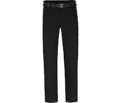 Bergson VARBERG | Herren Winter Softshellhose,  robust, Innenfleece recycelt - schwarz