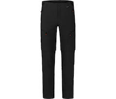 Bergson LEBIKO Zipp-Off | Herren Wanderhose,  robust, elastisch - schwarz