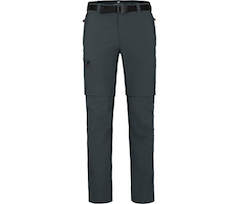 Bergson BAKER ZIPP-Off | Herren Wanderhose,  vielseitig, pflegeleicht - dunkel grau