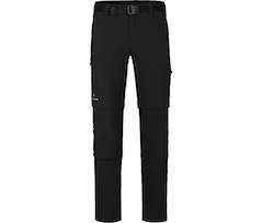 Bergson QUEENSLAND Doppel Zipp-Off mit T-ZIPP | Herren Wanderhose,  vielseitig, pflegeleicht - schwarz