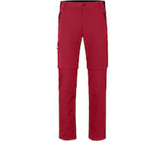Bergson ARRES� COMFORT Zipp-Off | Herren Wanderhose,  leicht, strapazierf�hig - rot