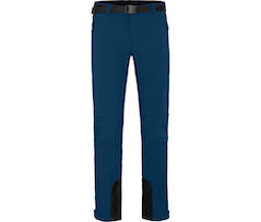 Bergson ONETREE | Herren Winter Softshellhose,  winddicht, mit warmem Innenfleece - poseidon blau