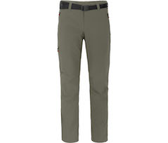 Bergson ALASKO | Herren Winter Wanderhose,  elastisch, warm, gef�ttert - grau/gr�n