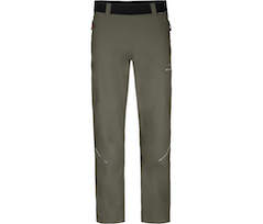 Bergson SEETH Thermo | Herren \(�ber-\) Regenhose,  leicht wattiert, recycelt, 20000 mm Wassers�ule - grau/gr�n