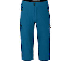 Bergson PORVOO Capri | Herren 3/4 Radhose, 2 in 1 \(mit gepolsterter Innenhose\),  robust, elastisch - Saphir blau