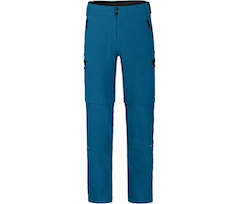 Bergson PORVOO Zipp-Off | Herren 2in1 Zipp-Off Radhose \(mit gepolsterter Innenhose\),  robust, elastisch - Saphir blau