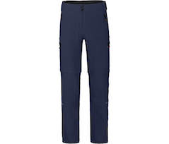 Bergson PORVOO Zipp-Off | Herren 2in1 Zipp-Off Radhose \(mit gepolsterter Innenhose\),  robust, elastisch - peacoat blau