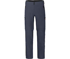 Bergson PORVOO Zipp-Off | Herren 2in1 Zipp-Off Radhose \(mit gepolsterter Innenhose\),  robust, elastisch - grau/blau