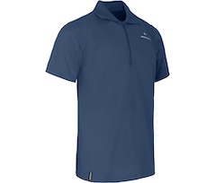 Bergson DIRK | Herren Polo-Shirt,  Rei�verschluss, schnelltrocknend, Pique - enzianblau