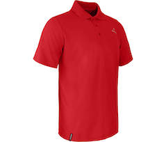 Bergson BLACKI | Herren Polo-Shirt,  Knopfleiste, schnelltrocknend, Pique - salsarot