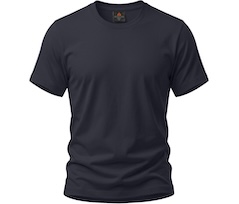 Bergson DEV | Herren PREMIUM T-Shirt,  reine Baumwolle, 175 g/qm - Nacht blau