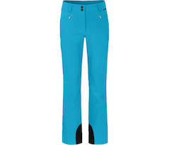 Bergson SAIMAA | Damen Softshell Skihose,  winddicht, elastisch - cyan blau