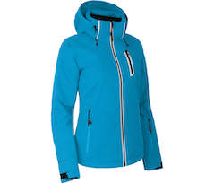 Bergson NICE | Damen Skijacke,  wattiert, 20000 mm Wassers�ule - Ozean blau