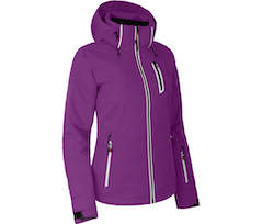 Bergson NICE | Damen Skijacke,  wattiert, 20000 mm Wassers�ule - violett