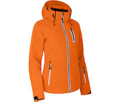 Bergson NICE | Damen Skijacke,  wattiert, 20000 mm Wassers�ule - orange