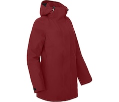 Bergson JOKINE light | Damen Sommer-Parka,  wasserdicht, leichtes Netzfutter, 20000 Wassers�ule - Tomaten rot