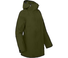 Bergson JOKINE light | Damen Sommer-Parka,  wasserdicht, leichtes Netzfutter, 20000 Wassers�ule - dunkel gr�n