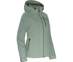 Bergson KURRIKA | Damen Regenjacke,  Netzfutter, 20000 mm Wassers�ule - Moos