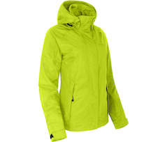 Bergson ROCKRIDER | Damen Regenjacke,  Netzfutter, 12000 mm Wassers�ule - leuchtend gr�n
