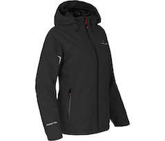 Bergson HELLI | Damen Regenjacke,  Netzfutter, 12000 mm Wassers�ule - schwarz