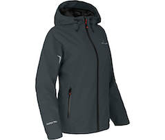 Bergson HELLI | Damen Regenjacke,  Netzfutter, 12000 mm Wassers�ule - dunkel grau