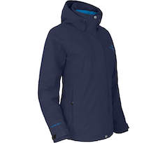 Bergson ROCKRIDER THERMO | Damen Regenjacke,  leicht wattiert, 12000 mm Wassers�ule - peacoat blau