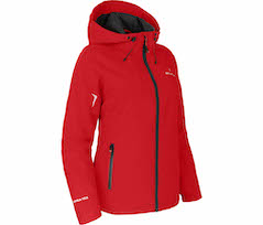 Bergson HELLI THERMO | Damen Regenjacke,  leicht wattiert, 12000 mm Wassers�ule - salsarot