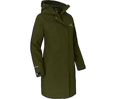 Bergson VERLA Thermo | Damen Regenmantel,  leicht wattiert, 20.000 mm Wassers�ule - dunkel gr�n