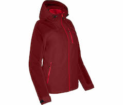 Bergson KURRIKA THERMO | Damen Regenjacke,  leicht wattiert, 20000 mm Wassers�ule - Tomaten rot