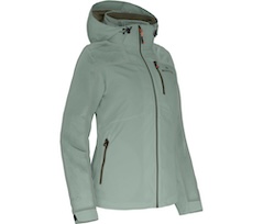 Bergson KURRIKA THERMO | Damen Regenjacke,  leicht wattiert, 20000 mm Wassers�ule - Moos