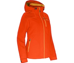 Bergson KURRIKA THERMO | Damen Regenjacke,  leicht wattiert, 20000 mm Wassers�ule - Paprika