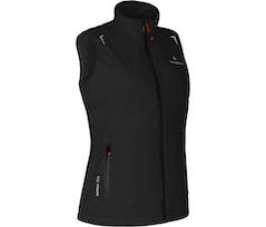 Bergson HELLI THERMO Weste | Damen Regenweste,  Netzfutter, 12000 mm Wassers�ule - schwarz